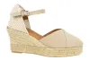 Sandalias de esparto con cuña