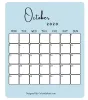 6 Cute And Elegant Free Printable October 2020 Calendar Templates &raquo; CALENDARKART