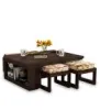 Coffee Table Sets: Buy Wooden Coffee Table with Chairs &amp; Stools Online at Best Price in India | 100+ Designs