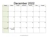 12+ December 2022 Calendar Printable Templates