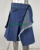 Deluxe Denim Utility Kilt for Active Fashion-Forward Men