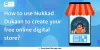 How to use Nukkad Dukaan to create your free online digital store?