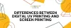 Differences between Digital UV Printing and Screen Printing