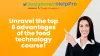 Unravel the top 6 advantages of the food technology course! - WriteUpCafe.com