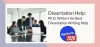 Dissertation Help: Ph.D. Writers for Best Dissertation Writing Help