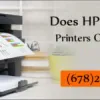 Does HP Support Printers over chat?