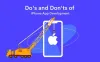 Do's and Don'ts of iPhone App Development - Your Ultimate Guide
