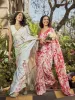 Mesmerizing Printed Satin Saree from navyāsa by Liva