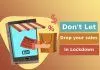 Use online software - Don't Let Drop your sales in Lockdown