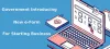 Government Introducing New e-Form for Starting Business