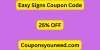 25% Off Easy Signs Coupon Code 2024 (*NEW*) 100% Working