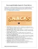 PPT - Easy to Pack Healthy Snacks for Truck Drivers PowerPoint Presentation - ID:12914256