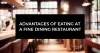 fine dining restaurants in jayanagar