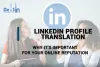 LinkedIn Profile Translation