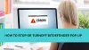 How to Stop or Turnoff Bitdefender Pop-Up Notification