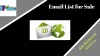 Email List for Sale