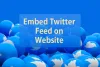 embed twitter feed