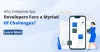 What are the challenges for enterprise application developers?