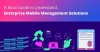 How does an enterprise application work?	