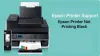 Why my Epson Printer Not Printing Black Color? (1-888-272-9xxx) Call us