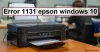 Error 1131 epson windows 10 - Go Errors