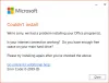 Error Code 0-2039 (0) For Office 2021