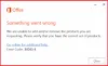 [KB63363912] - Error Code 30045-4 in Office Installation