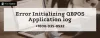 Error Initializing QBPOS Application Log | How to Fix?