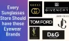 Every Sunglasses Store Should have these Eyewear Brands -
