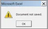 Solutions to resolve the "Excel not saving changes" issues