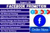 I will promote your business with FB ads and social media