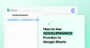 GoogleFinance function google sheets