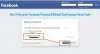 facebook account recovery