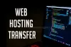 How to transfer web hosting from one company to another?