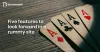 Play Rummy Online - Features of a Online Rummy Site