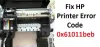 Step to Fix HP Printer Error Code 0x61011beb