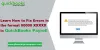 Fix Payroll Setup Error Codes 00000 XXXXX (Unrecoverable Error)