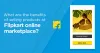 What are the benefits of selling products at Flipkart online marketplace? | 