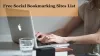 New High PR Dofollow Social Bookmarking Submission Sites List 2019