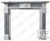 White Marble Fireplace Mantels | Marble Mantels | Carrara Marble Fireplace Surrounds – Stone Fireplaces
