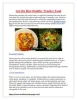 Get the Best Healthy Trucker Food in Wisconsin | PDF