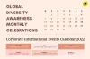 Diversity awareness calendar