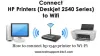 How to connect hp 2540 printer to wifi | Call @ 1 888-225-4458