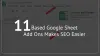11 Google Sheets Add-Ons That Make SEO Work Easier