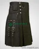 Fashionable Gothic Style Denim Kilt for Men