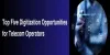 Top Five Digitization Opportunities for Telecom Operators