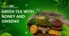 Green tea with honey and ginseng