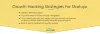 Growth Hacking Strategies for Startups