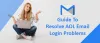 AOL mail login problems | AOL Mail authentication problem | Contact Email