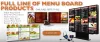Menu Boards for Restaurants